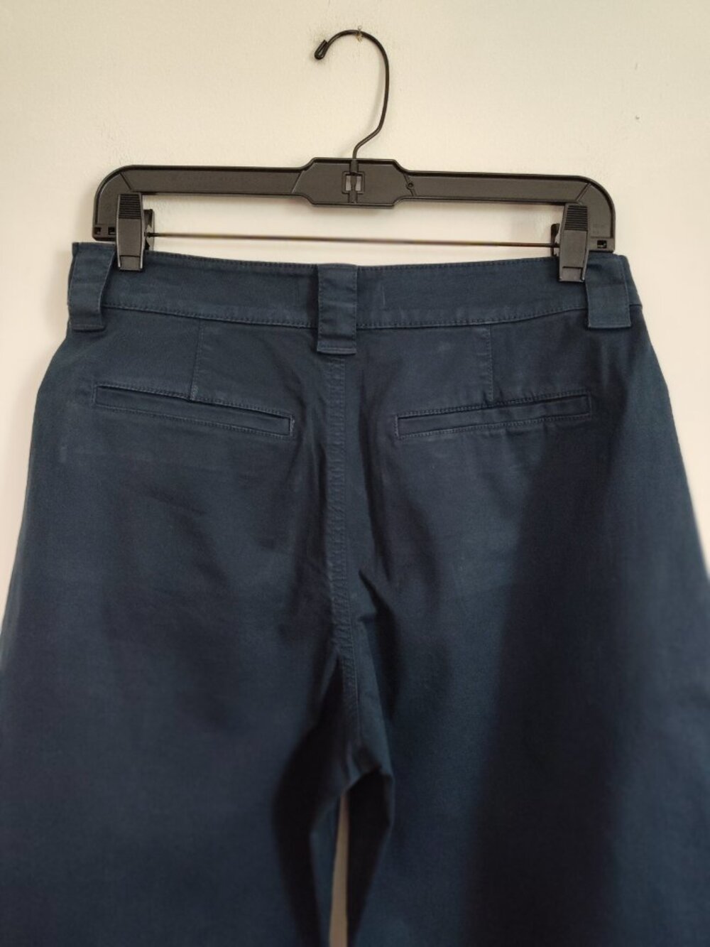 Madewell Navy Barrel-Leg Chino Pant - Picture 5 of 7